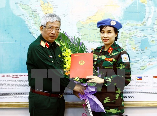 Vietnam sends first female officer to UN peacekeeping mission