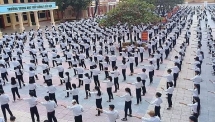 kids get fit with martial arts lessons in school