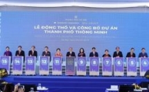 groundbreaking ceremony for first smart city project in hanoi
