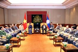 NA Chairwoman meets Lao leader