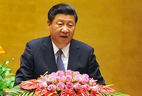 Chinese leader Xi Jinping addresses NA session