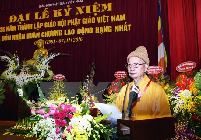 Vietnam Buddhist Sangha marks 35th founding anniversary