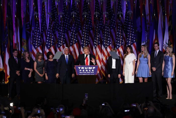 Donald Trump defeats Hillary Clinton to win presidential race