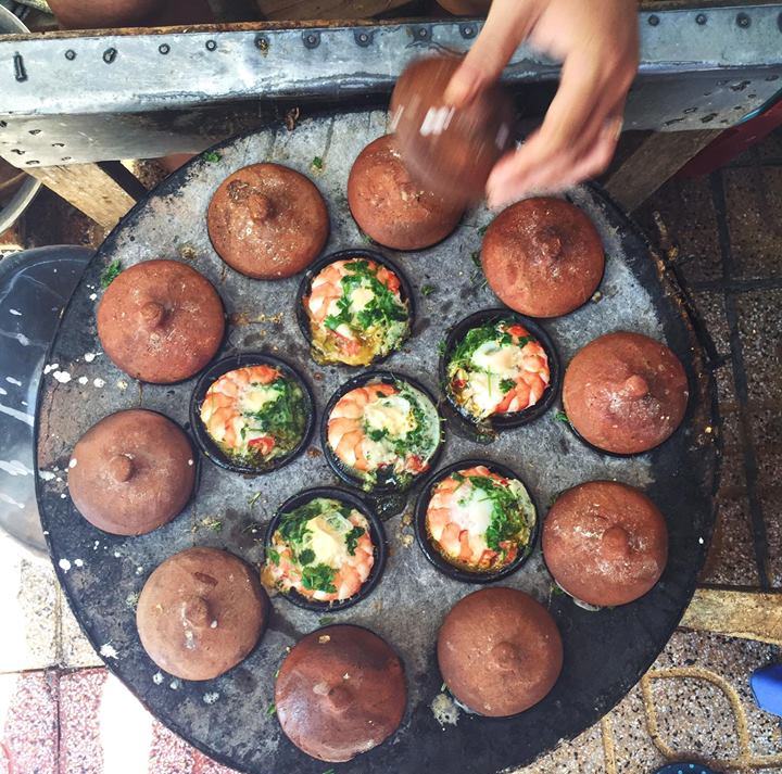 delicious nha trang rice cake with quail eggs