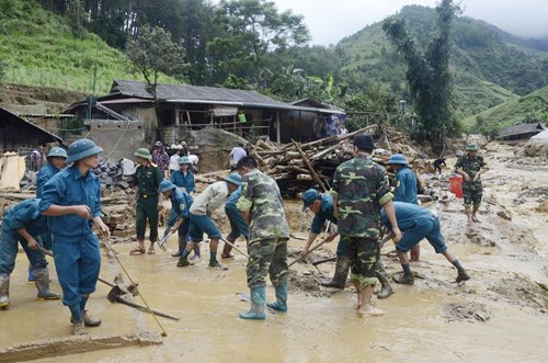 Qualities of Uncle Ho’s soldiers shining in the flood-stricken Northwest