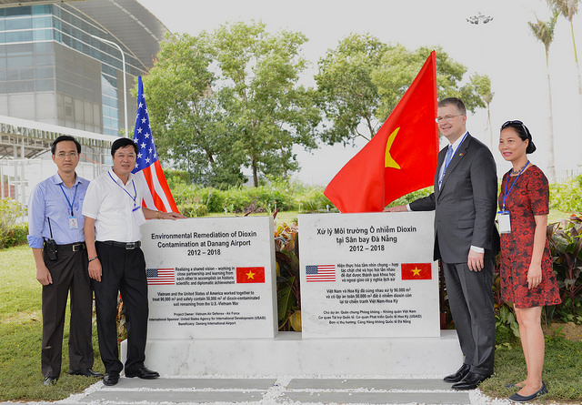 da nang airport free from dioxin contamination