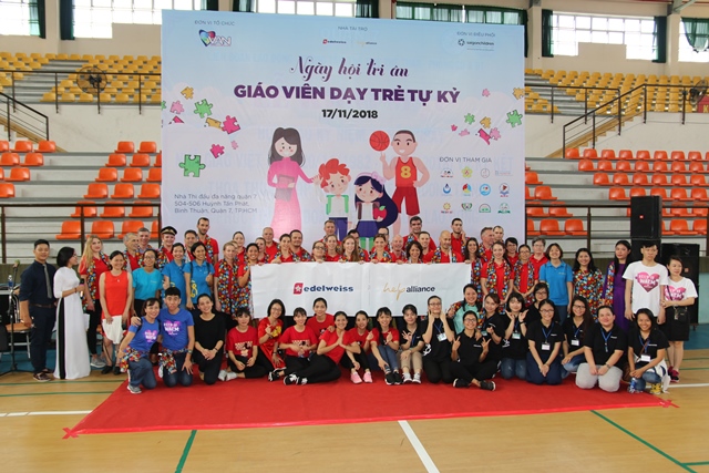 edelweiss air sends support to the first ever appreciation day for teachers of children with autism in vietnam