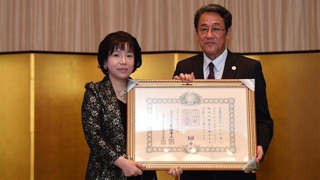 Female Vietnamese academician receives Japan’s noble order