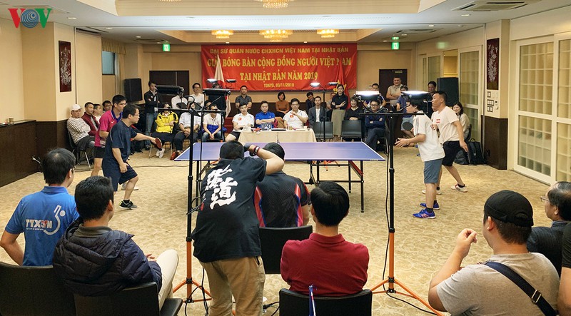 First table tennis tournament for Vietnamese community in Japan