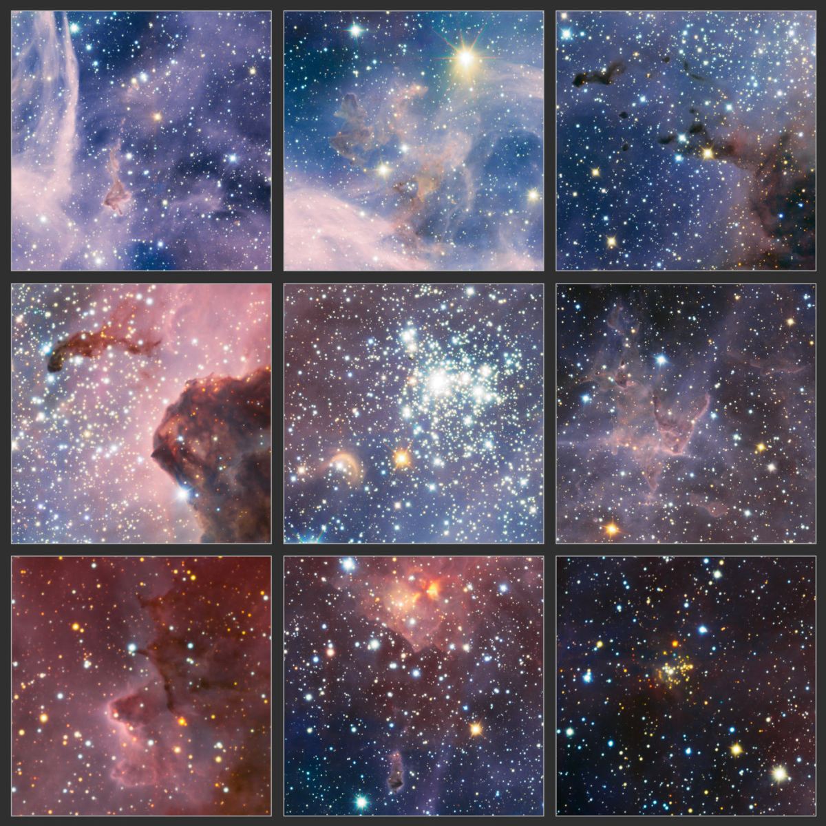 Amazing Photos of a Colorful Cosmic Cloud