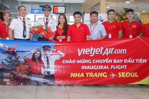 vietjet inaugurates nha trang seoul route