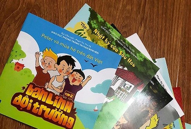 comic books raise childrens awareness of uxo accidents