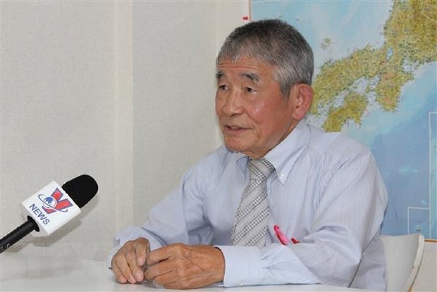 Ryokichi Motoyoshi, former Secretary of the Japan-Vietnam Friendship Association. (Photo: VNA)