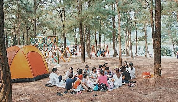 Thien Phu Lam Campground, Soc Son. Photo: Internet