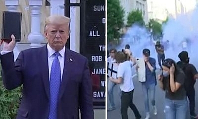 Media storm triggered with Trump's letter calling peaceful protesters 'terrorists'