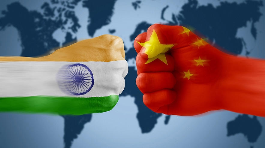 china indias border media war begins